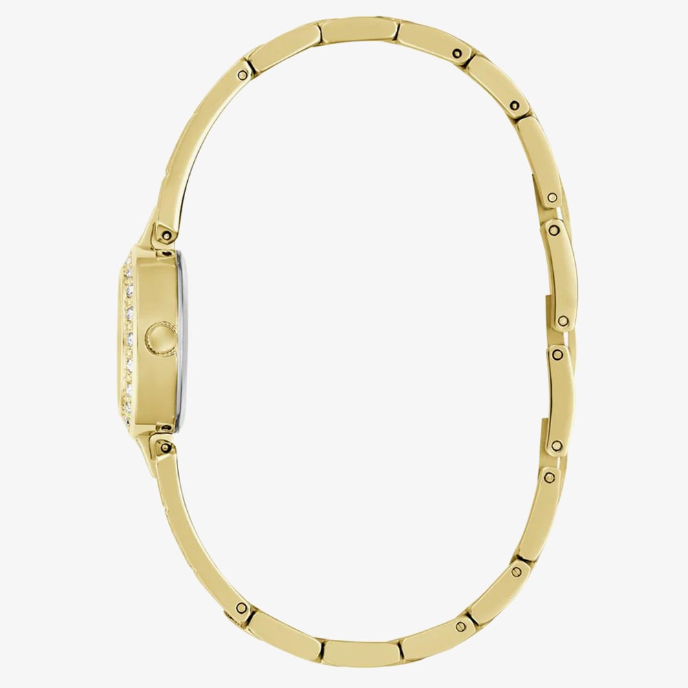 Guess Ladies Cassidy Gold Tone Bangle Watch GW1016L2