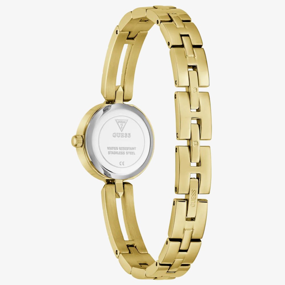 Guess Ladies Cassidy Gold Tone Bangle Watch GW1016L2