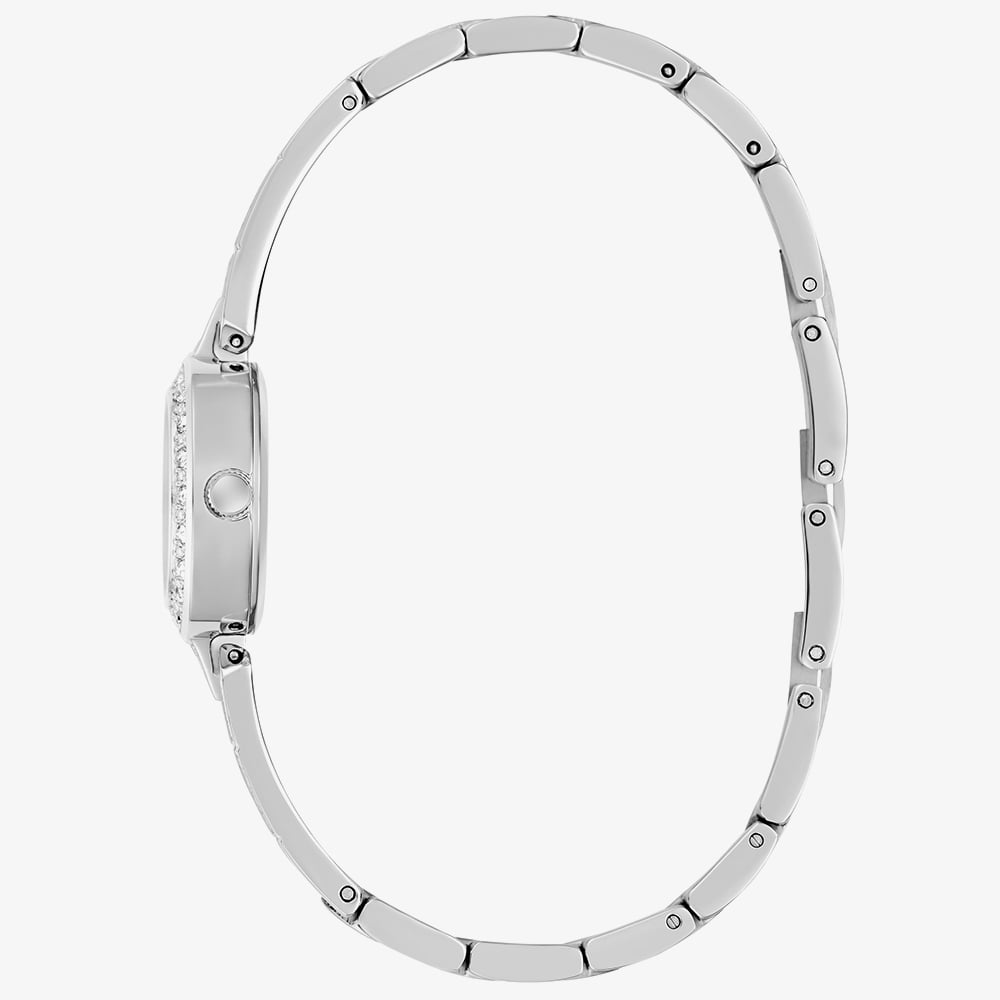 Guess Ladies Cassidy Silver Crystal Bracelet Watch GW1016L1