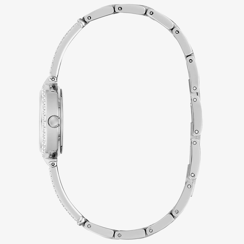 Guess Ladies Holly Silver Crystal Bracelet Watch GW1017L1