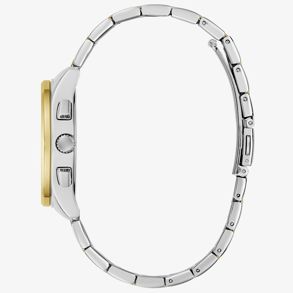 Guess Ladies Birdie Two Colour Blue Dial Bracelet Watch GW1031L3
