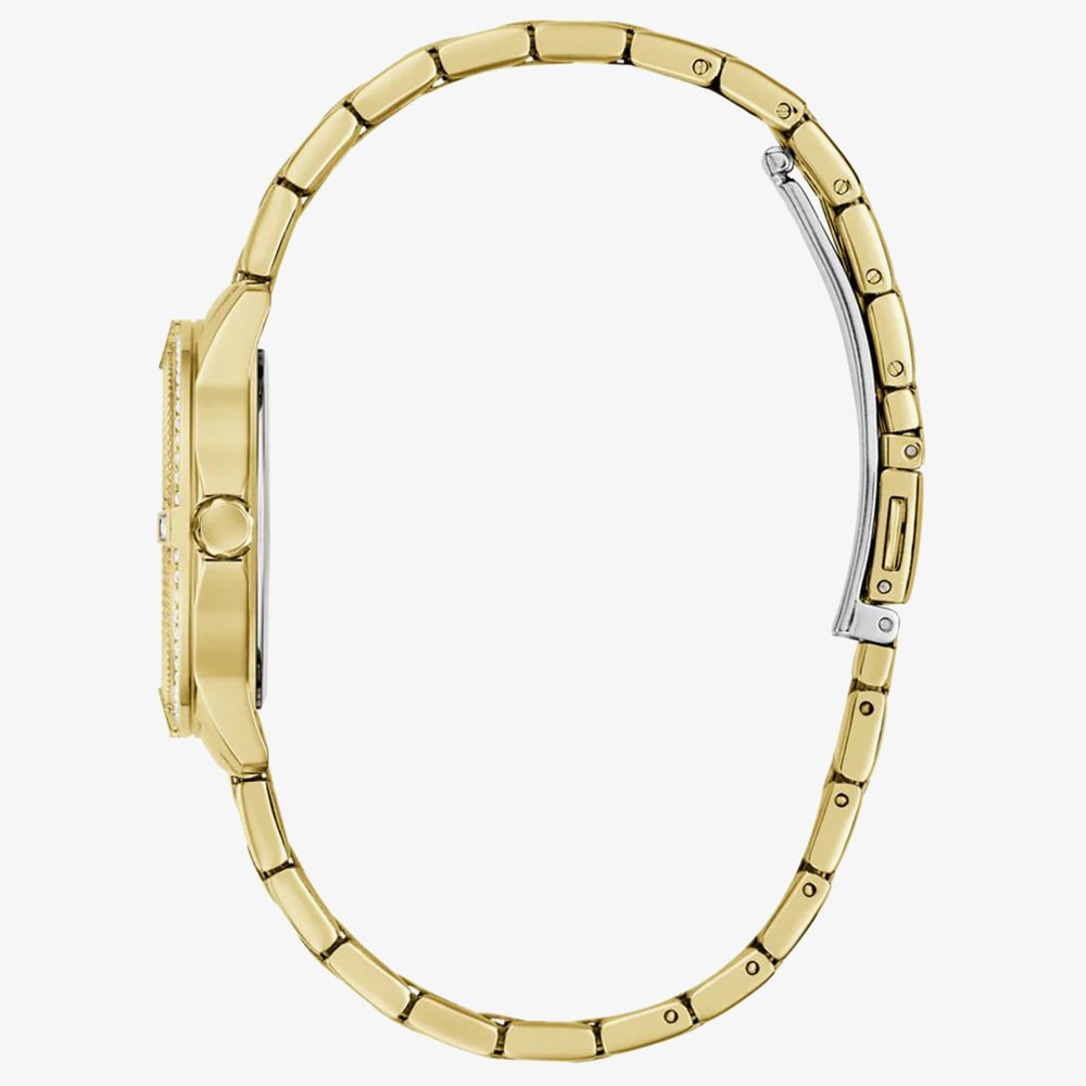 Guess Ladies Colette Gold Tone Crystal Bracelet Watch GW1027L2