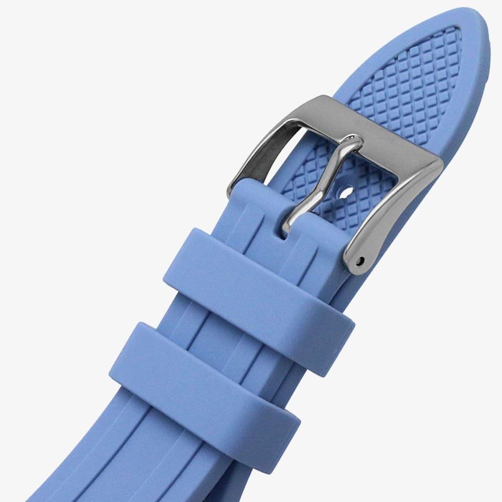 Guess  Heiress Blue Rubber Strap Watch GW0407L1