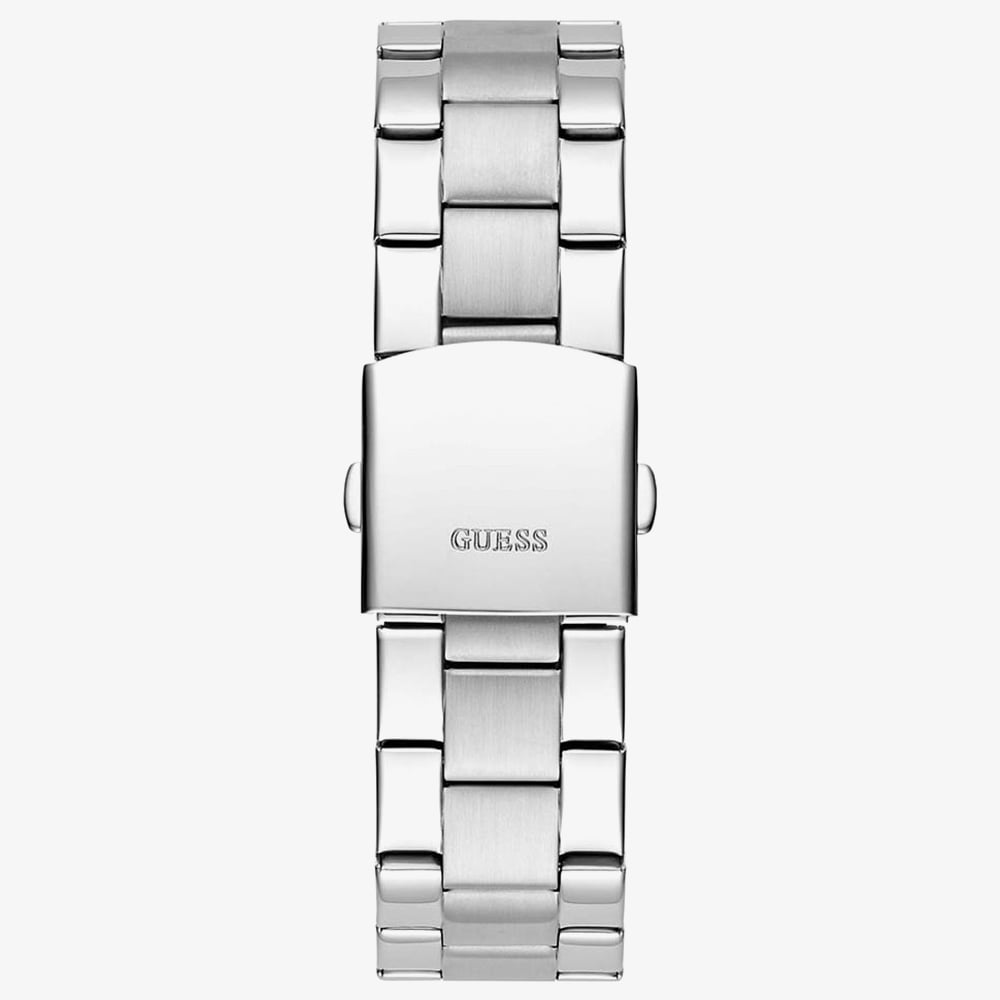 Guess Mens Badge Blue Trademark Dial Watch GW0782G3
