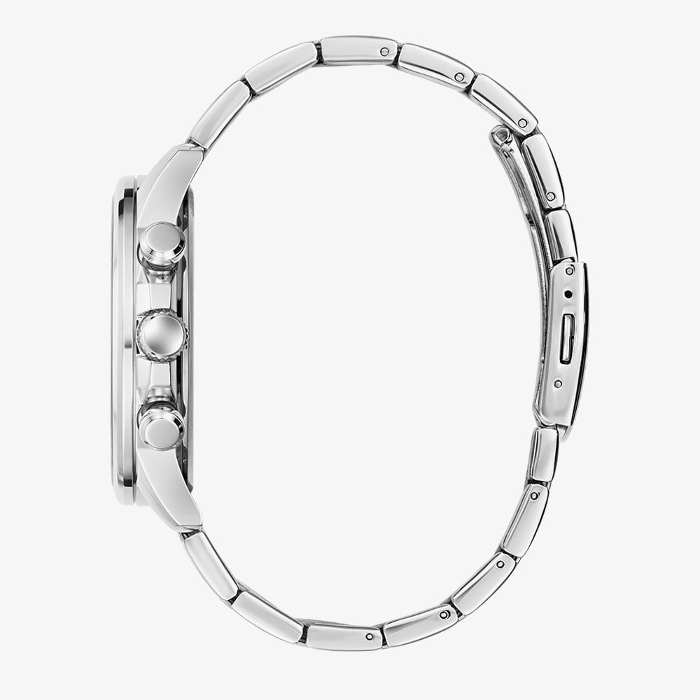 Guess Mens Walker Silver Bracelet Watch GW0900G6
