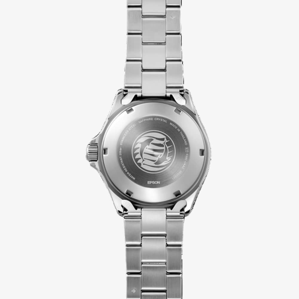 Orient Mens Limited Edition Mako 'Kamasu' Purple Dial Bracelet Watch RA-AA0827V