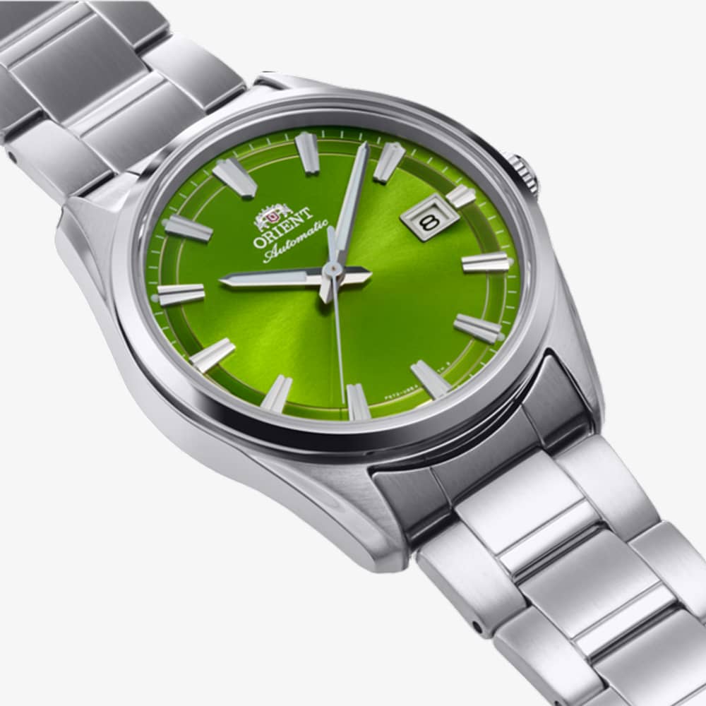 Orient Unisex Limited Edition Stretto Green Dial Bracelet Watch RA-AC0R05E