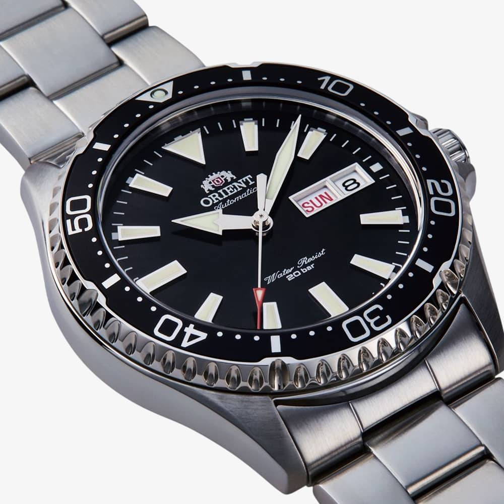Orient Mens Mako III Diver Black Dial Bracelet Watch RA-AA0001B