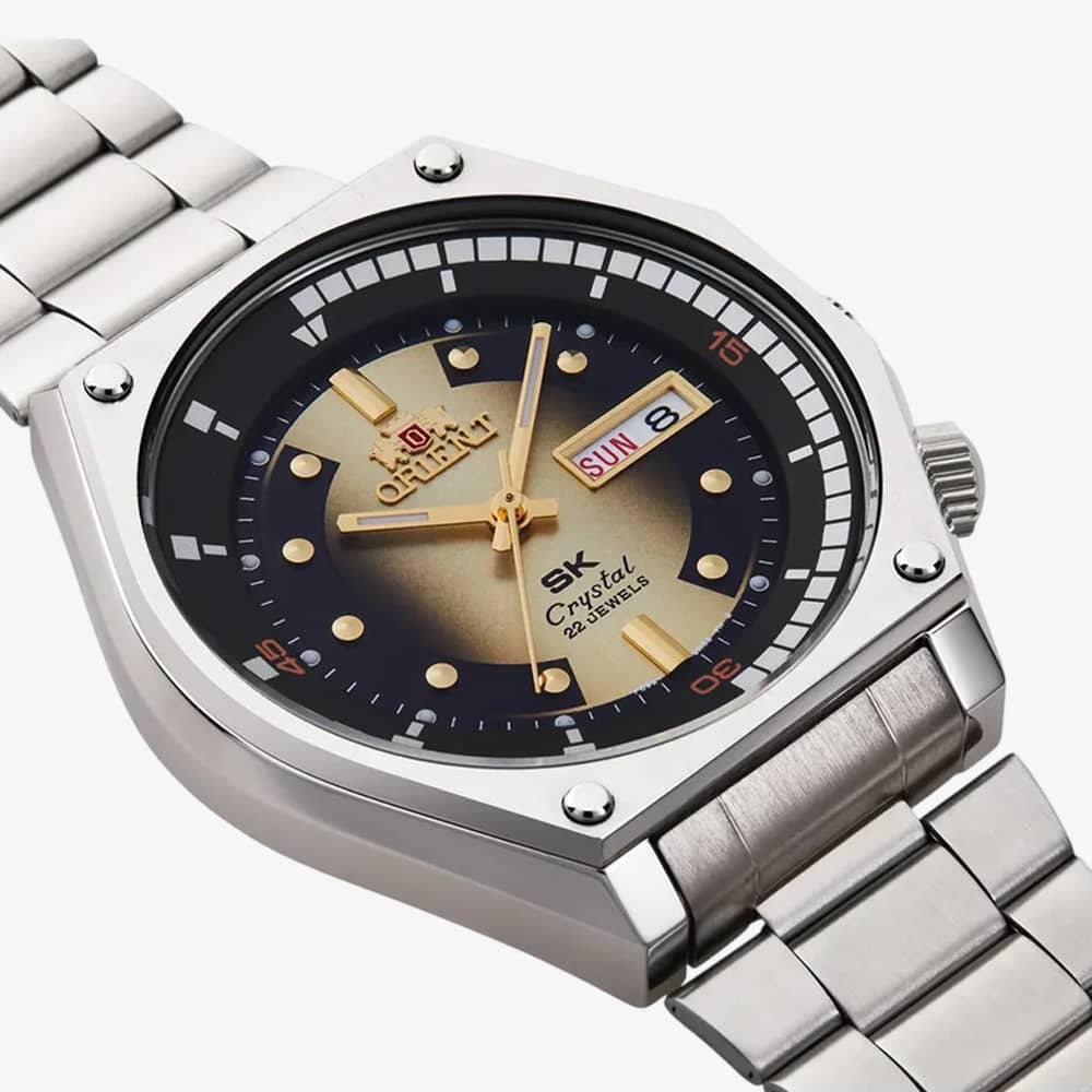 Orient Mens Neo 70's Revival Super King Diver Bracelet Watch RA-AA0B01G