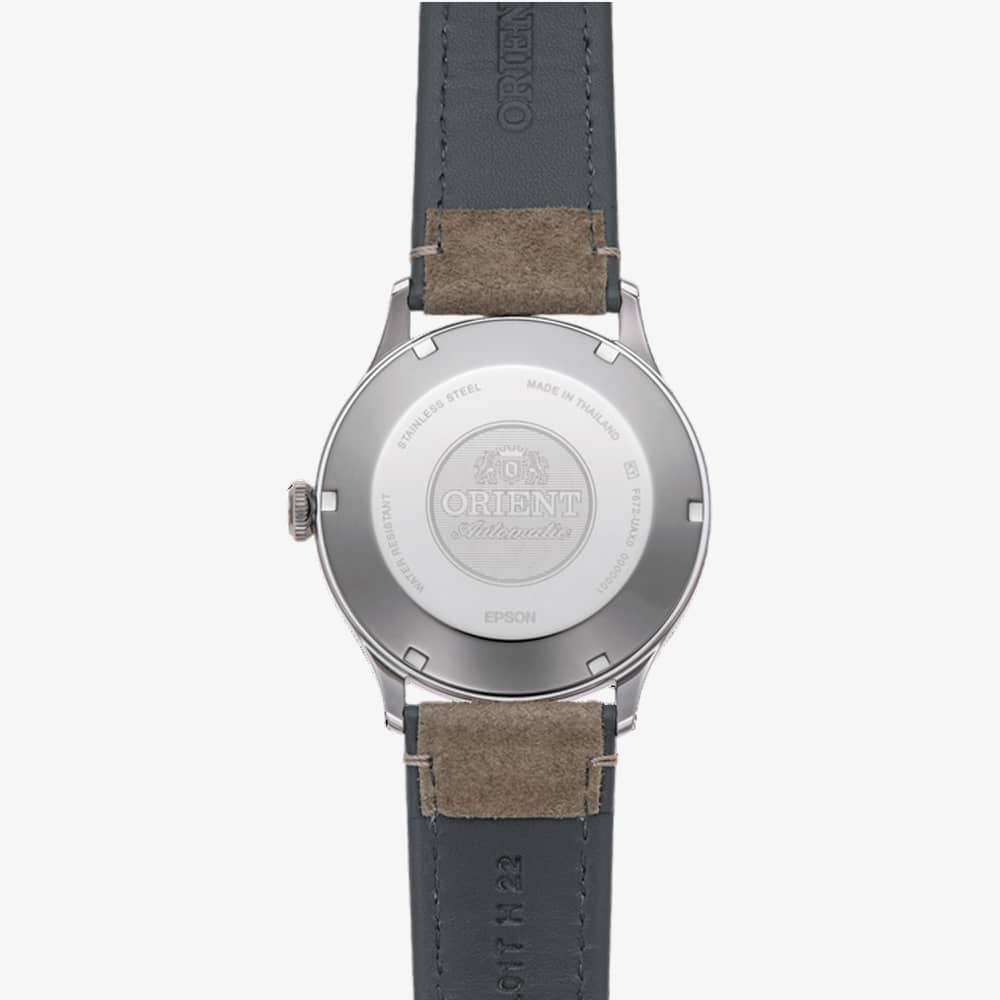 Orient Mens Bambino Blue Dial Leather Strap Watch RA-AC0P03L