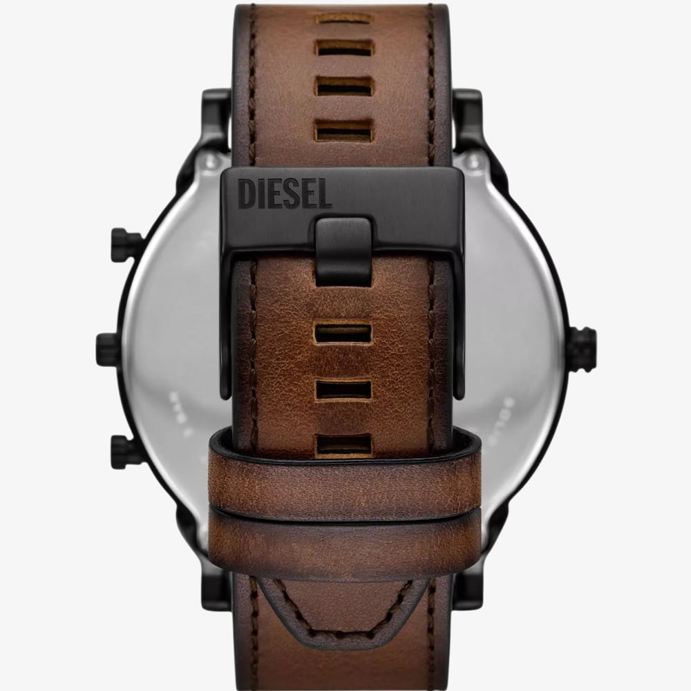 Diesel Mens Mr Daddy Slim Brown GMT Chronograph Dial Watch Watch DZ7492