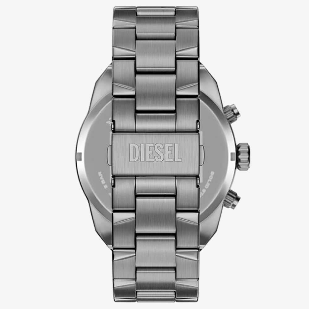 Diesel Mens Spiked Blue Chronograph Dial Bracelet Watch DZ4724