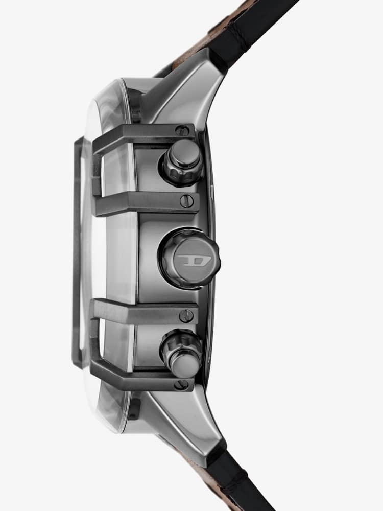 Diesel Mens Griffed Blue Dial Chronograph Watch DZ4604