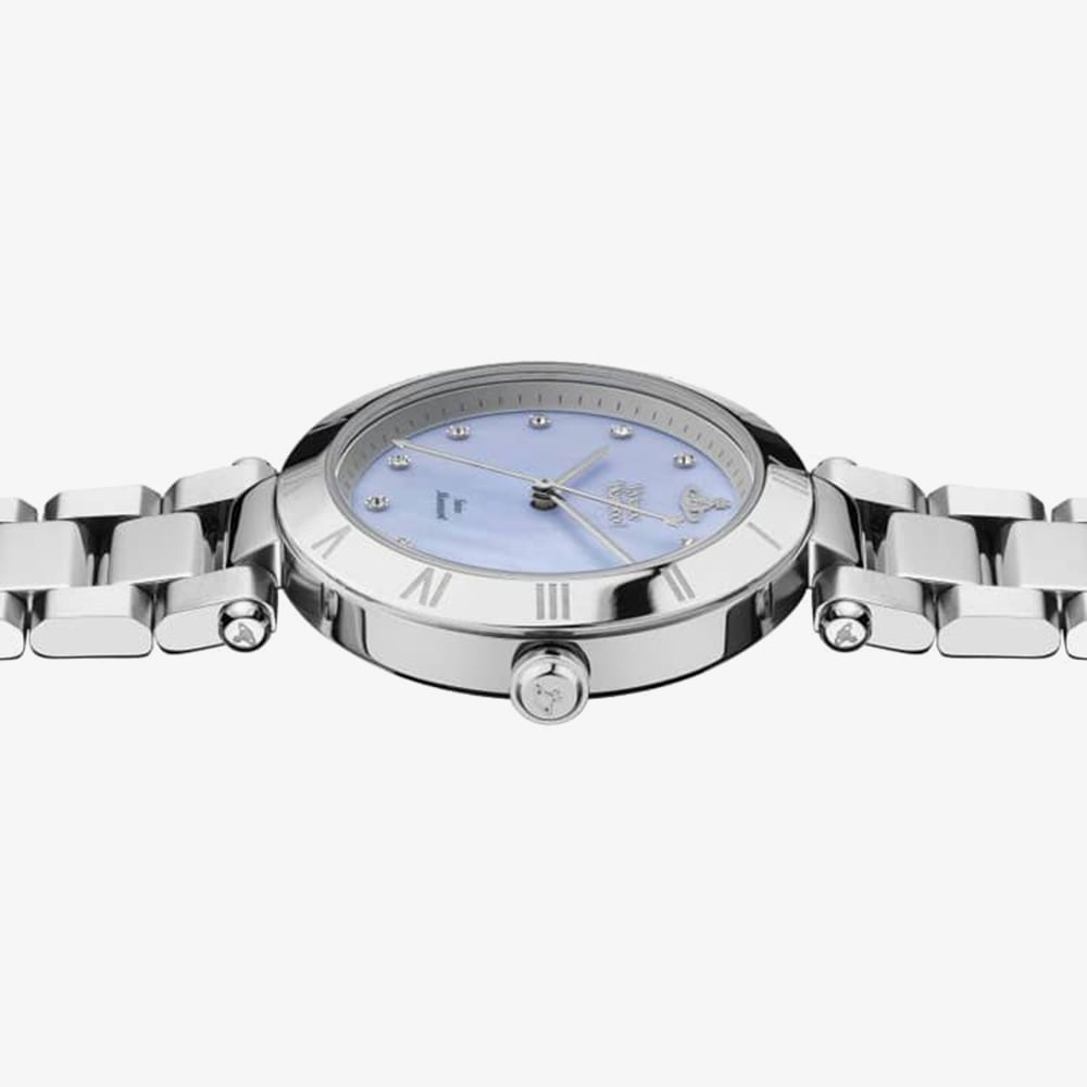 Vivienne Westwood Ladies Montagu Blue Mother Of Pearl Dial Bracelet Watch VV206BLSL