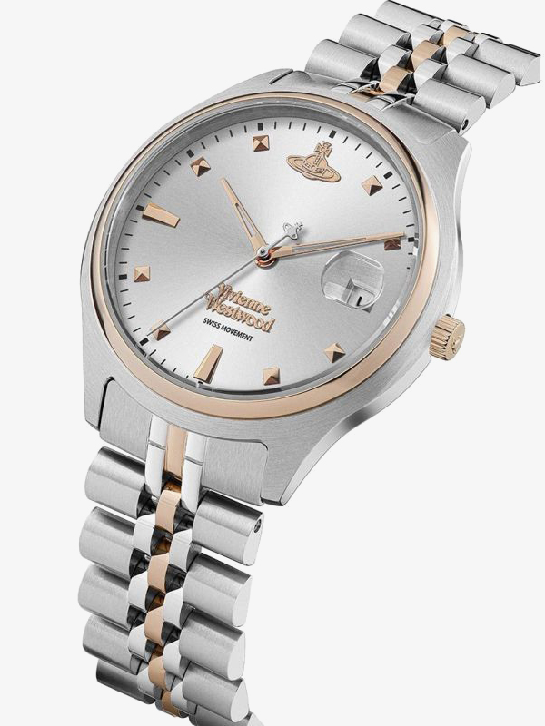 Vivienne Westwood Ladies Camberwell Two Tone Rose Gold Plated Watch VV261SLSR