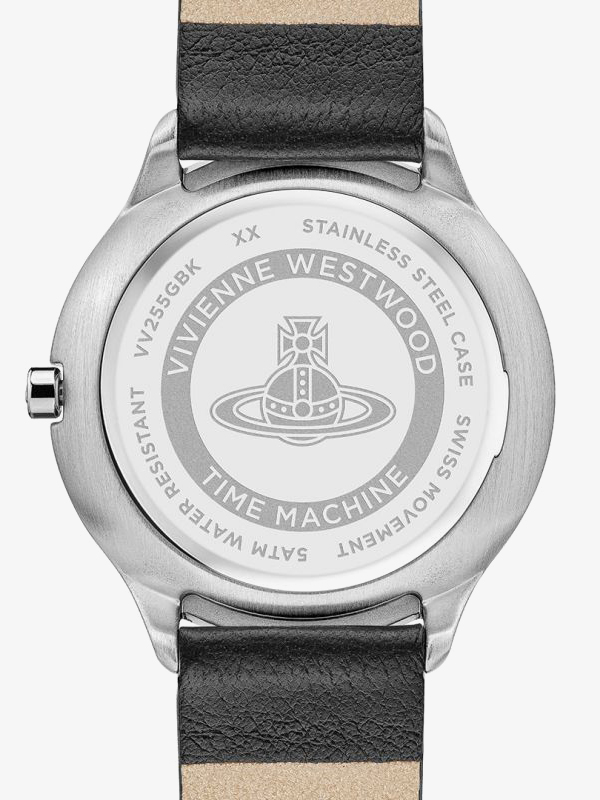 Vivienne Westwood Ladies Elcho Leather Strap Watch VV255SGBK