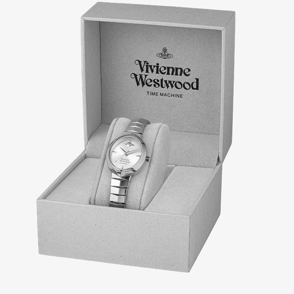 Vivienne Westwood Ladies Armour Silver Watch VV314SLSL 