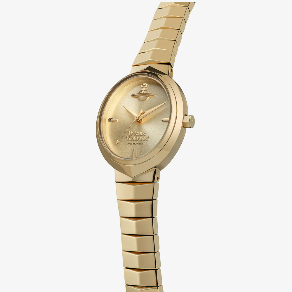 Vivienne Westwood Ladies Armour Gold Watch VV314GDGD 