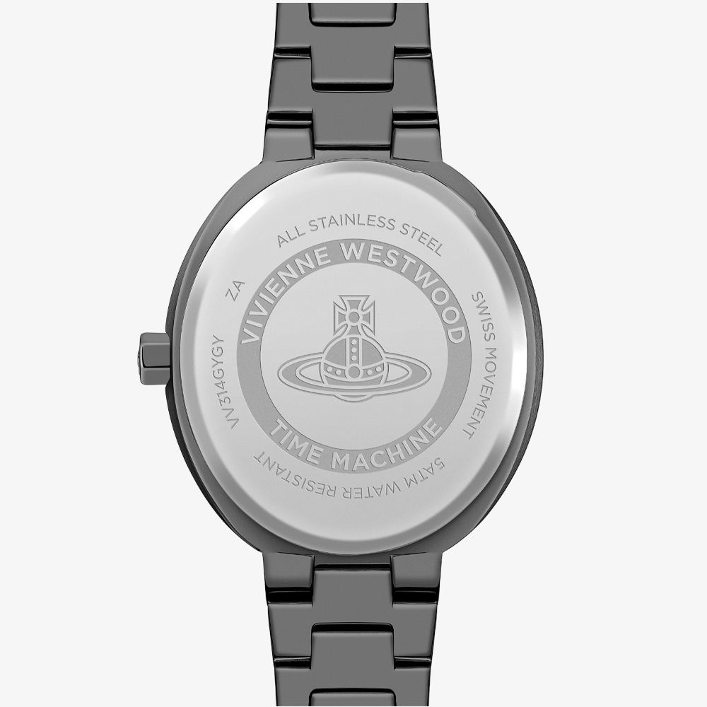 Vivienne Westwood Ladies Armour Gun Metal Watch VV314GYGY 