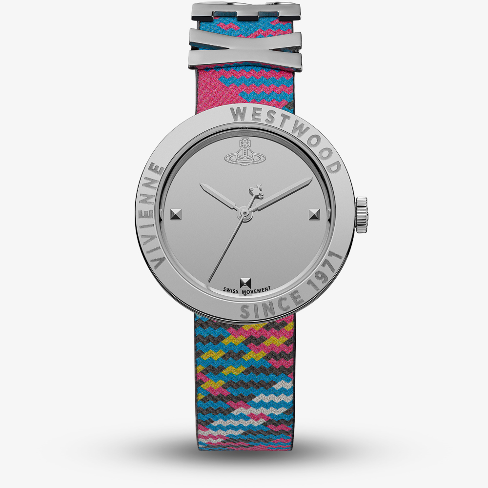 House of Watches - Vivienne Westwood Ladies Rebel Fabric Strap Watch VV303SLMT