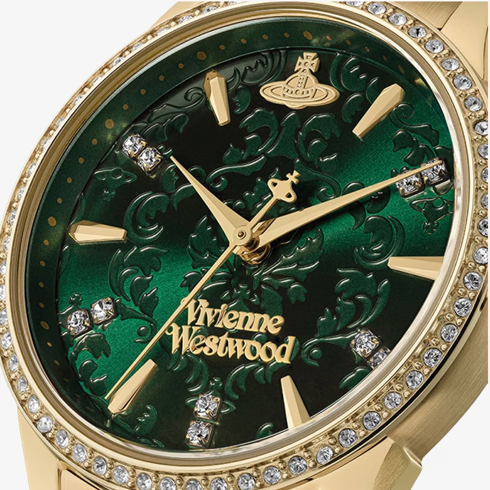 Vivienne Westwood Ladies Little Wallace Green Dial Watch VV327GRGD