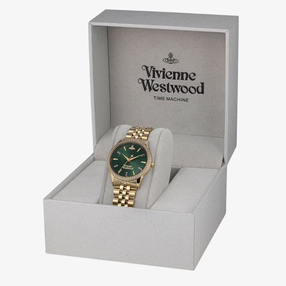 Vivienne Westwood Ladies Little Wallace Green Dial Watch VV327GRGD