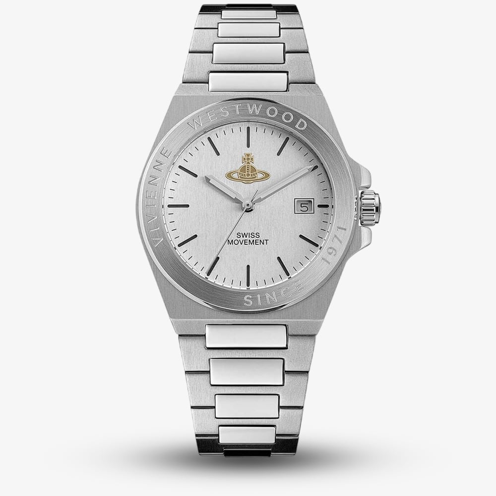 Vivienne Westwood Mens Hanwell Silver Dial Watch VV335SLSL