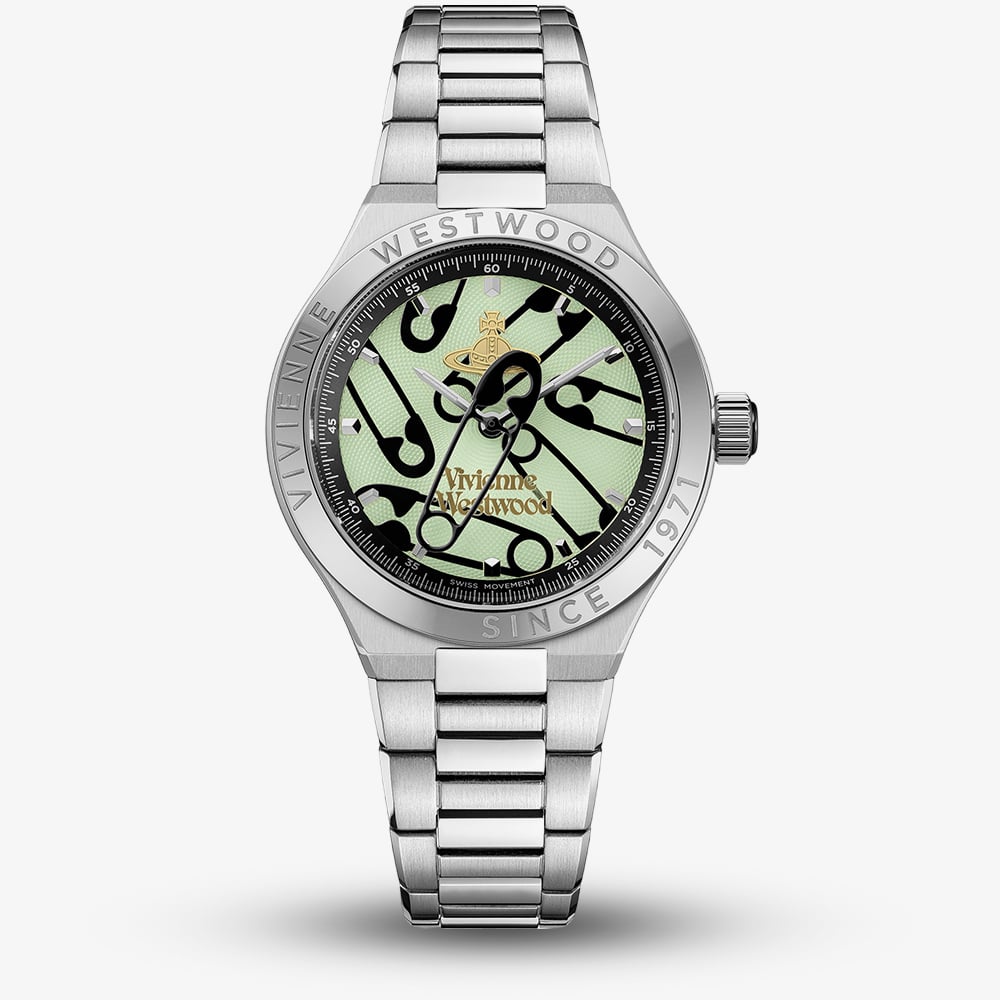 House of Watches - Vivienne Westwood Berwick Silver Paperclip Dial Bracelet Watch VV345LUMSL