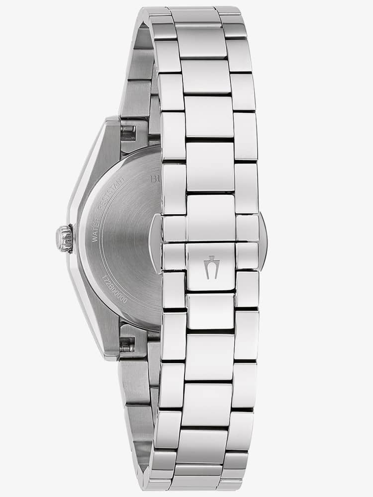Bulova Ladies Surveyor Mother Of Pearl Dial Watch 96P228