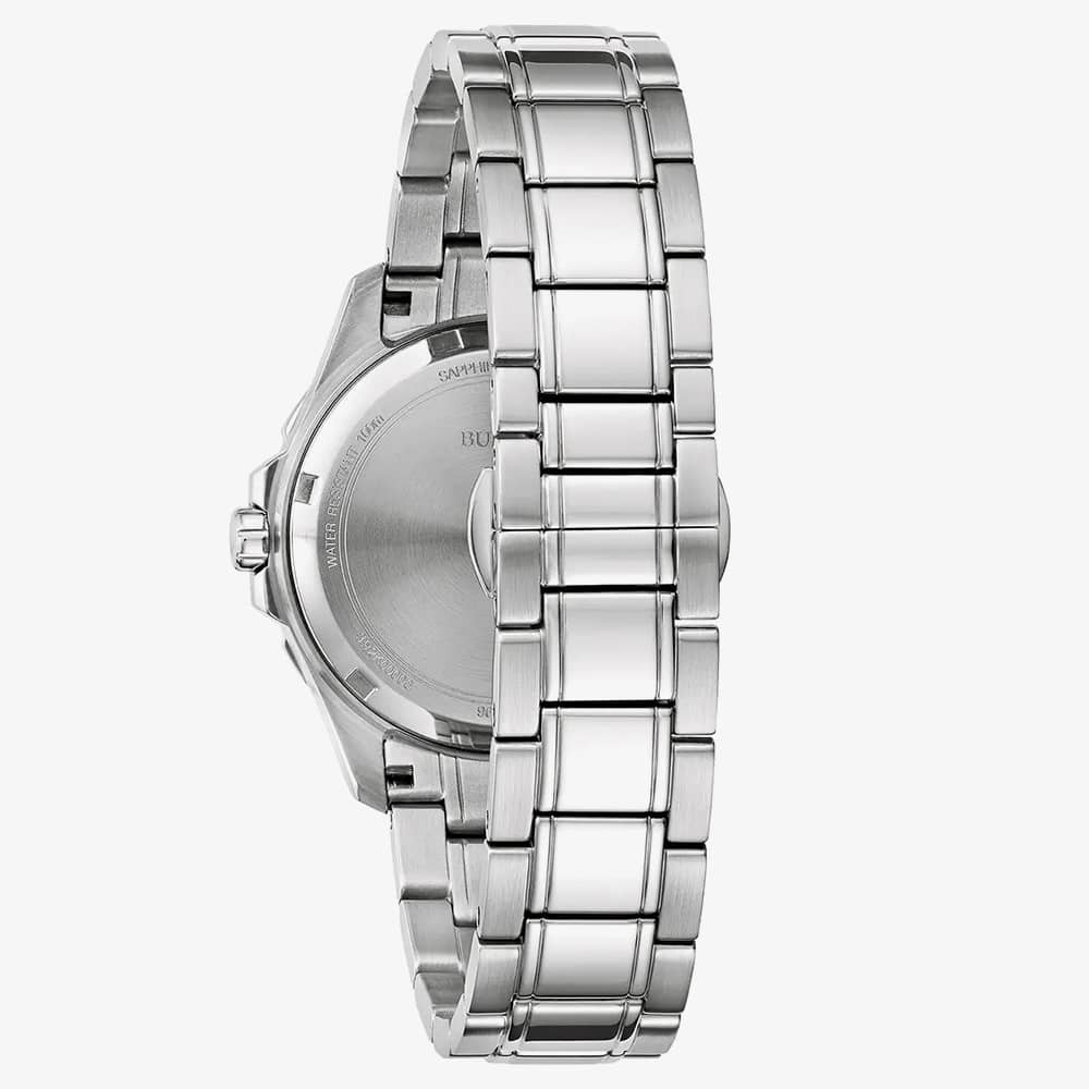 Bulova Marine Star Blue Mother Of Pearl Watch 96P248