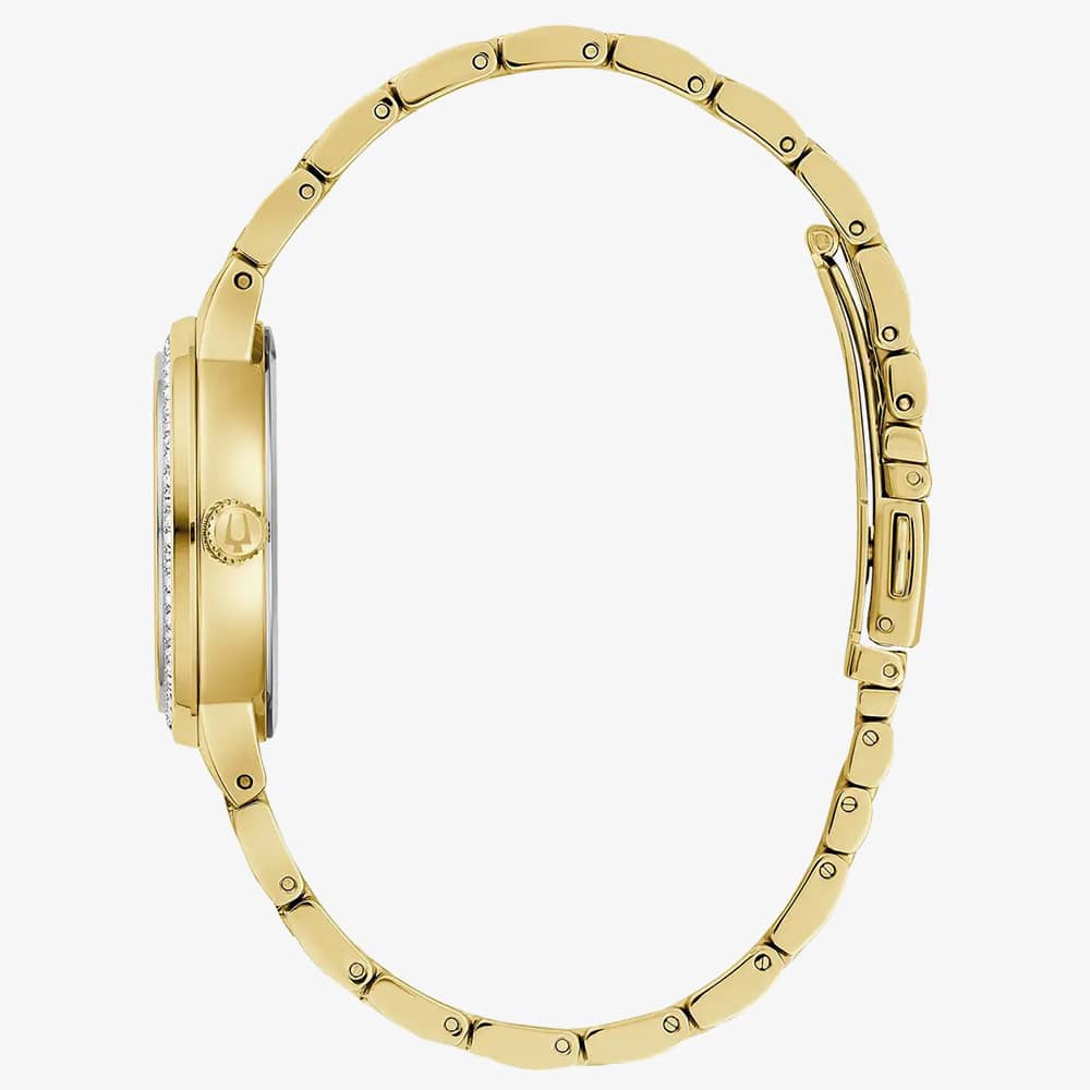 Bulova Phantom Crystal Gold Plated Watch 97L176