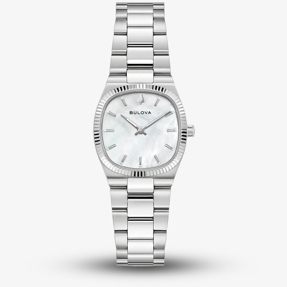 House of Watches - Bulova Ladies Super Seville Mini Silver Bracelet Watch 96L353