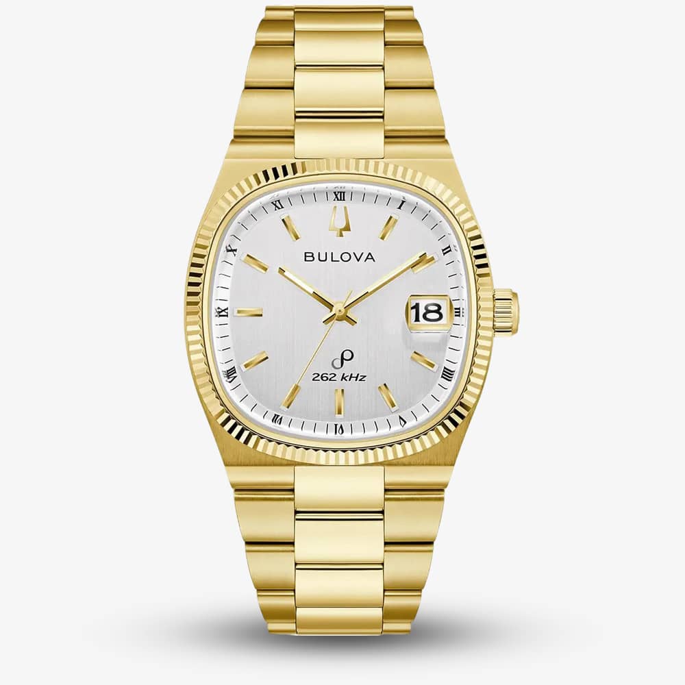 Men's Bulova Super Seville Precisionist Hpq Gold Tone Bracelet Watch - Image 3
