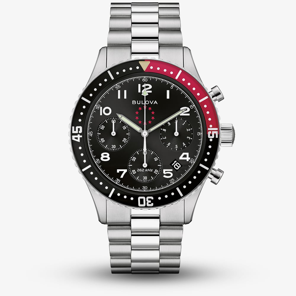 Bulova Mens Special Edition Marine Star Bracelet Watch 98B451
