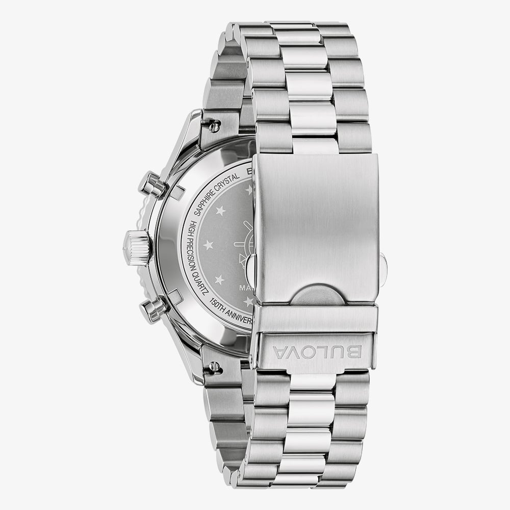 Bulova Mens Special Edition Marine Star Bracelet Watch 98B451