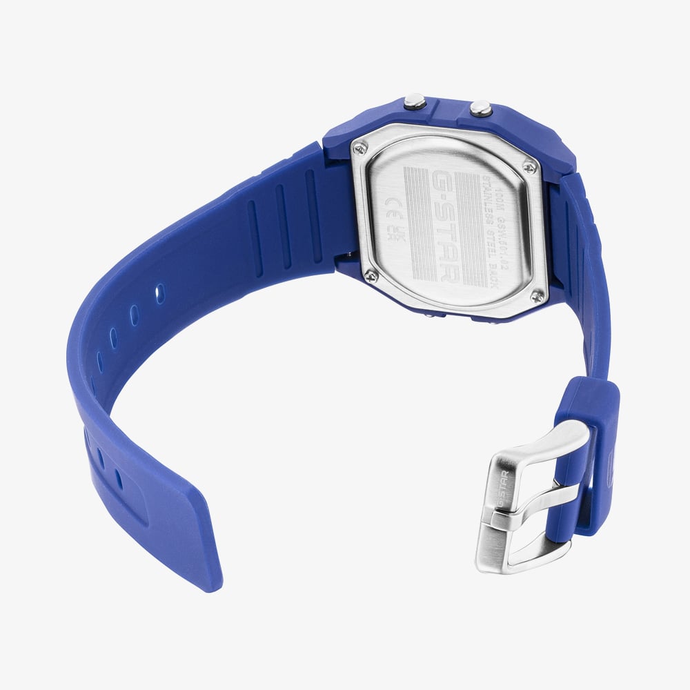 G Star Gridline Dark Blue Digital Strap Watch GSW.501.02