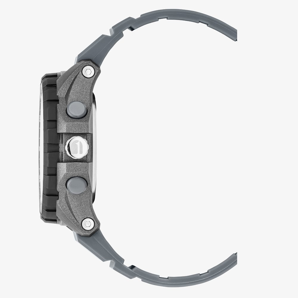 G Star Mens OPS 01 Grey Dual Display Strap Watch GSW.502.01