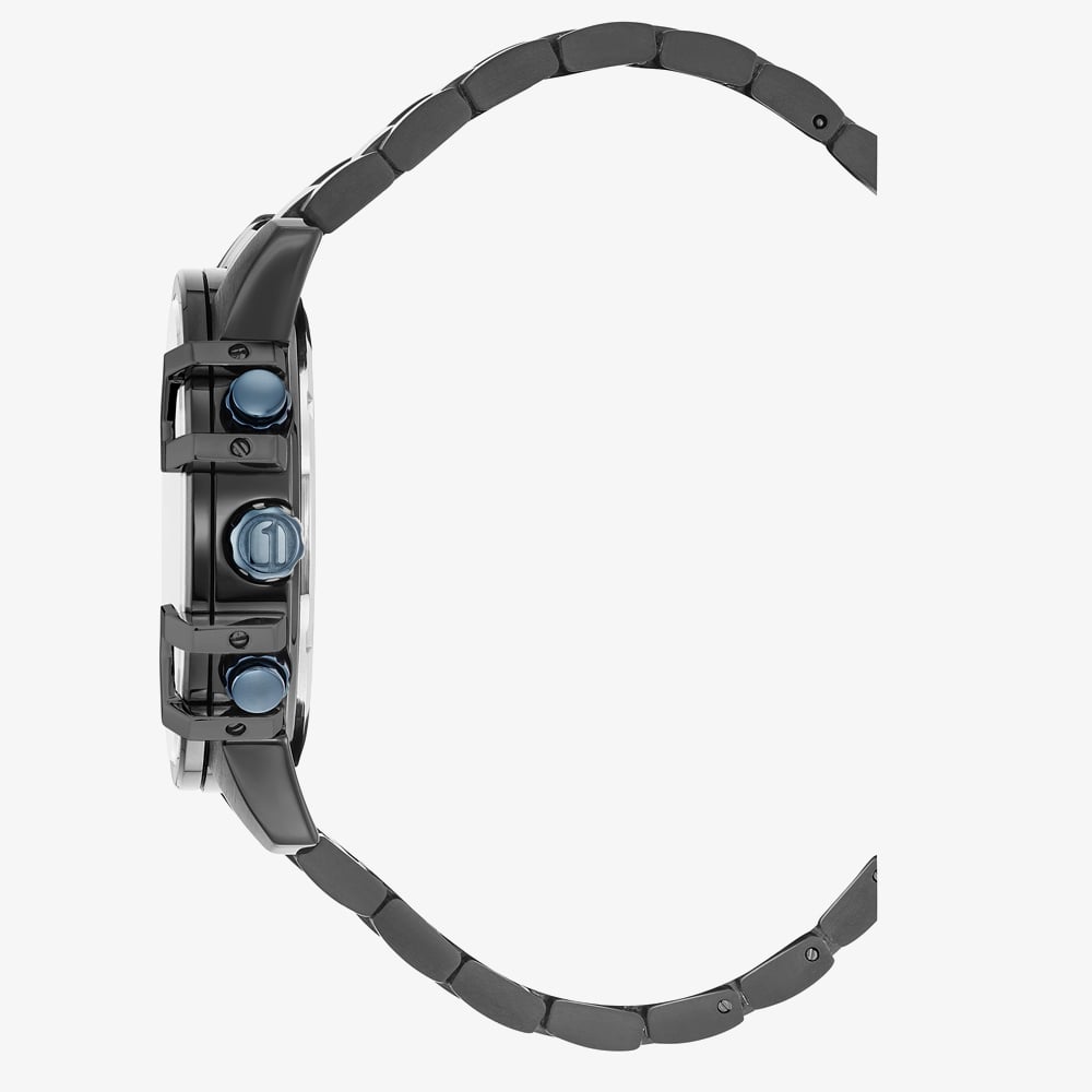 G Star Mens Bend3D Blue Dial Black Bracelet Watch GSW.505.05