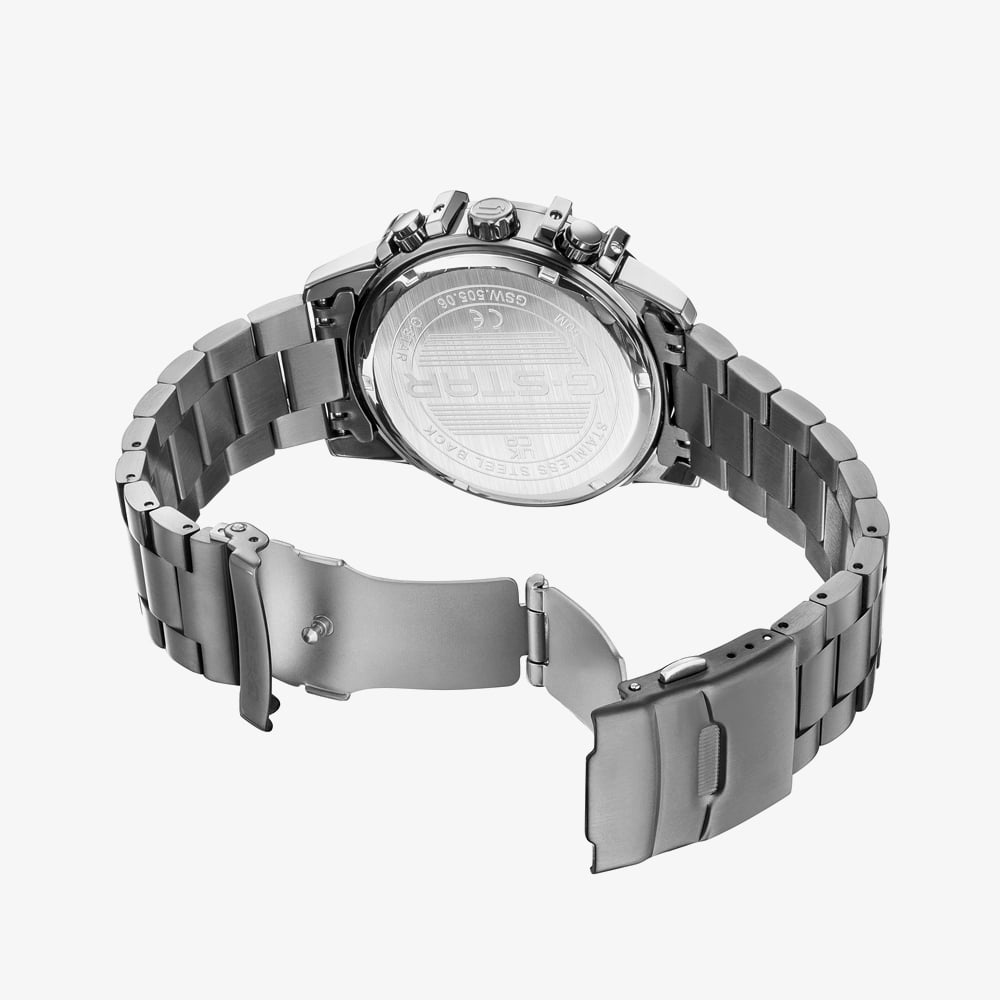G Star Mens Bend3D Grey Bracelet Watch GSW.505.06