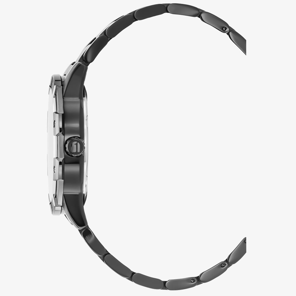 G-STAR Mens Constructed Blue Dial Black Bracelet Watch GSW.506.09