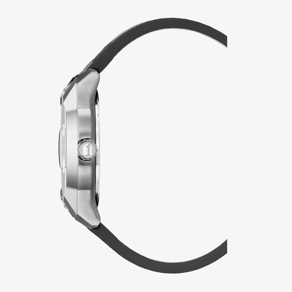 G Star Mens Selvedge Black Leather Strap Watch GSW.507.02