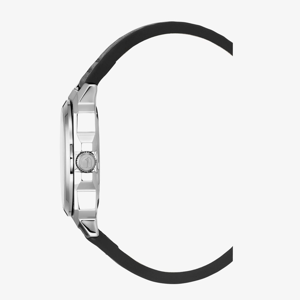 G Star Mens Cube Black Leather Strap Watch GSW.508.01