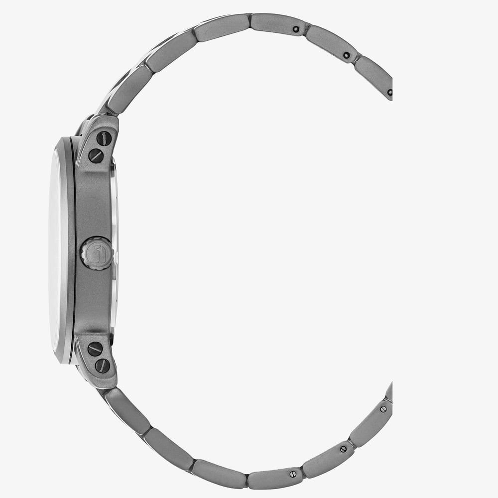 G Star Mens Rovic Black Dial Grey Bracelet Watch GSW.509.07