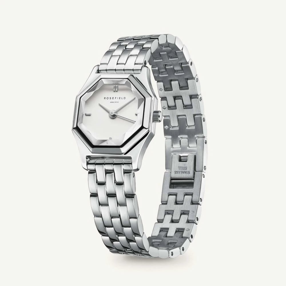 ROSEFIELD Ladies Gemme White Dial Bracelet Watch GWSSS-G04