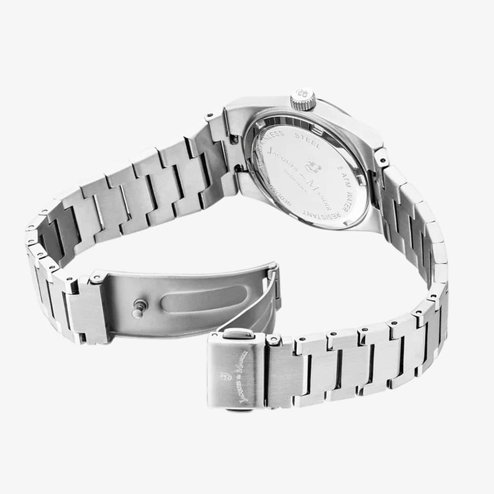 Jacques Du Manoir Ladies Horizon Blue Dial Stainless Steel Bracelet Watch JWL03602