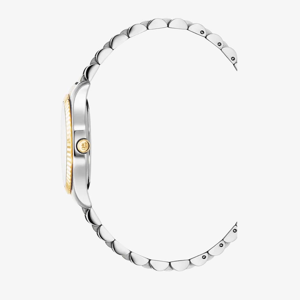 Jacques Du Manoir Ladies Inspiration Prime Silver Dial Gold Tone Stainless Steel Bracelet Watch JWL03905