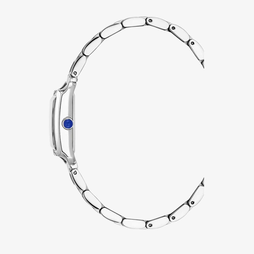 Jacques du Manoir Ladies Emily White Dial Stainless Steel Bracelet Watch JWL04401