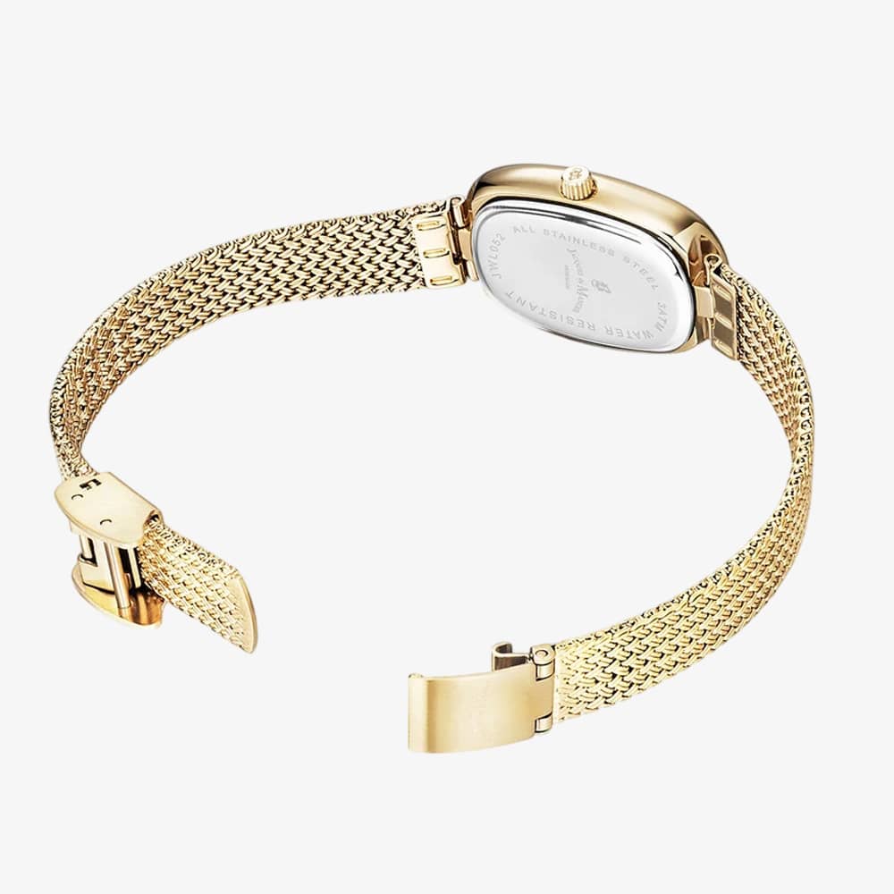 Jacques du Manoir Ladies Noblesse Gold Dial Bracelet Watch JWL05202