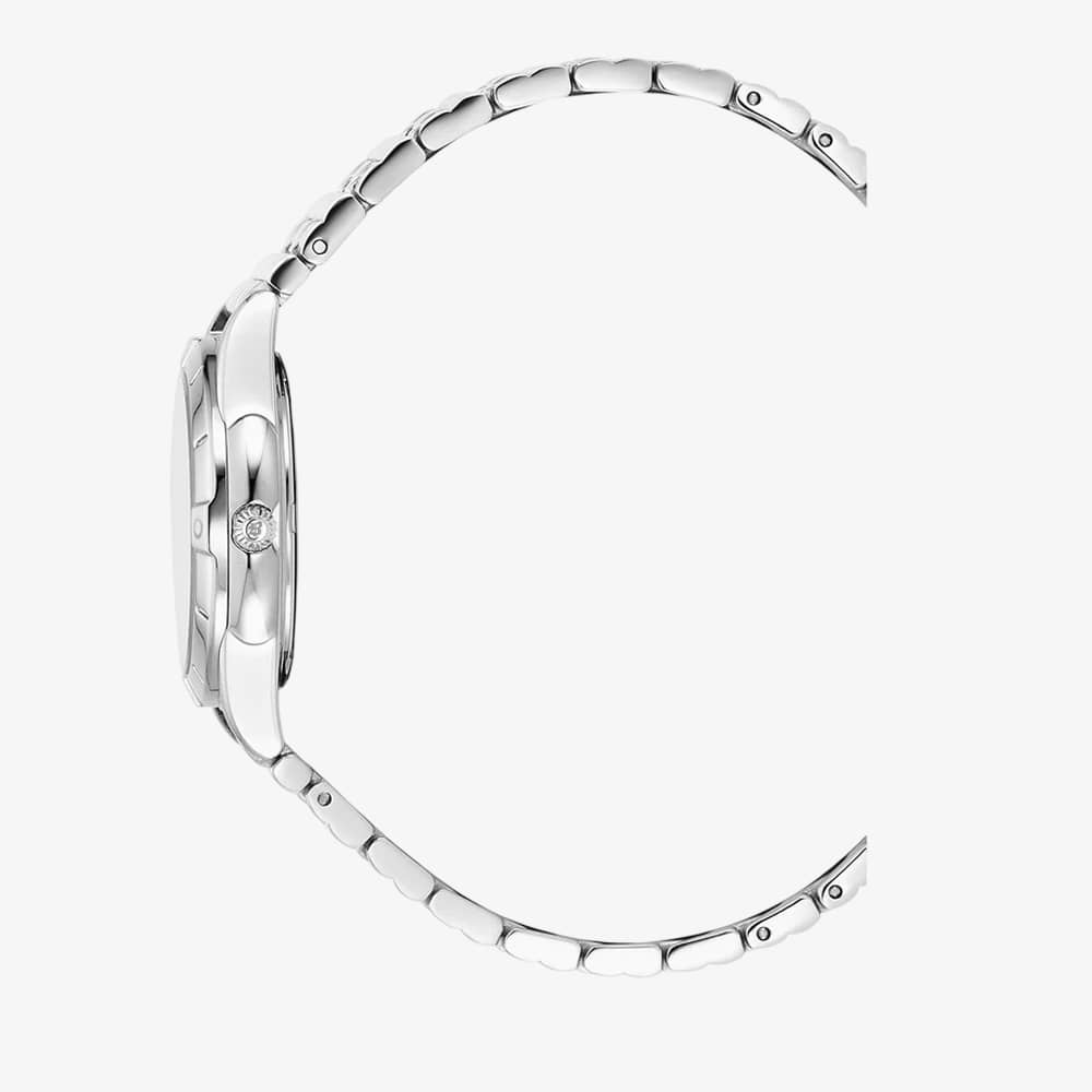 Jacques du Manoir Ladies Leonie White Mother Of Pearl Dial Bracelet Watch JWL05901