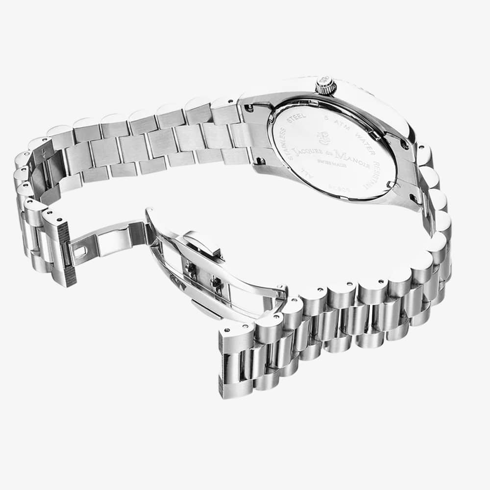 Jacques du Manoir Mens Inspiration Blue Dial Bracelet Watch JWN01701